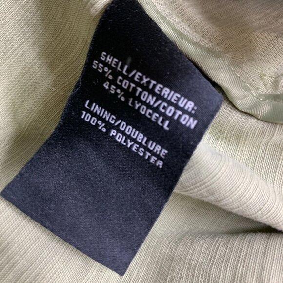 7 for all Mankind Jacket Utility Hood Button Snap Zip Green Lyocell - Picture 7 of 10